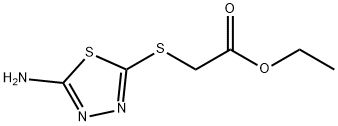 ETHYL 2-[(5-AMINO-1,3,4-THIADIAZOL-2-YL)THIO]ACETATE Structure