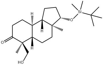 (3S,3AS,6S)-3-(叔丁基二甲基硅氧基)-6-(羥甲基)-3A,6-二甲基十氫-1H-環(huán)戊并[A]萘-7(2H)-酮, 327048-93-1, 結(jié)構(gòu)式