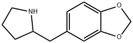 2-(benzo[d][1,3]dioxol-5-ylMethyl)pyrrolidine Struktur