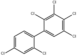 2,2',3,4,4',5-HEXACHLOROBIPHENYL Structure