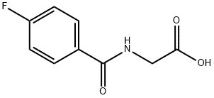 (4-FLUORO-BENZOYLAMINO)-ACETIC ACID Structure
