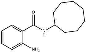 Benzamide, 2-amino-N-cyclooctyl- (9CI) Struktur