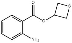 3-Thietanol,2-aminobenzoate(9CI) Struktur