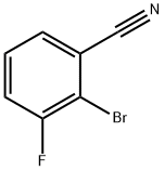 2-Bromo-3-fluorobenzonitrile Struktur