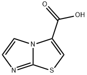 Imidazo[2,1-b]thiazole-3-carboxylic acid (9CI) Struktur