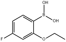 2-乙氧基-4-氟苯硼酸, 480438-58-2, 結(jié)構(gòu)式