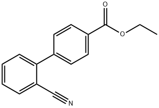 Ethyl 4-(2-cyanophenyl)benzoate Struktur