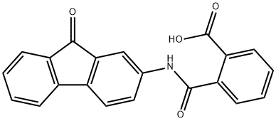 2-[(9-Oxo-9H-fluoren-2-yl)carbaMoyl]benzoic Acid 結(jié)構(gòu)式