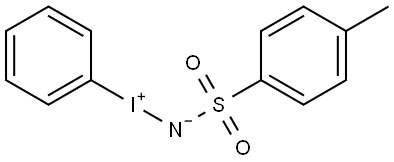 [N-(p-Toluenesulfonyl)imino]phenyliodinane Structure