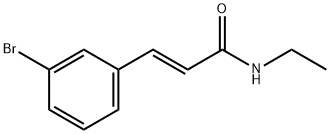TRANS-3-BROMO-N-ETHYLCINNAMAMIDE Structure