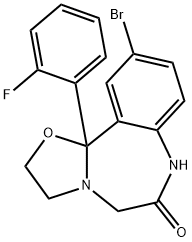 Haloxazolam Struktur