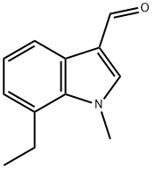 1H-Indole-3-carboxaldehyde,7-ethyl-1-methyl-(9CI) Structure