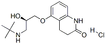 carteolol hydrochloride Struktur