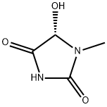 2,4-Imidazolidinedione,5-hydroxy-1-methyl-,(5S)-(9CI) Struktur