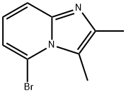 5-BROMO-2,3-DIMETHYLIMIDAZO[1,2-A]PYRIDINE Struktur