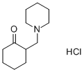 2-(PIPERIDYLMETHYL)-1-CYCLOHEXANONE HYDROCHLORIDE, 6966-09-2, 結(jié)構(gòu)式