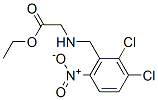 Ethyl N-(2.3-dichloro-6-nitrobenzyl)glycine Struktur