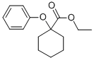 1-Phenoxycyclohexanecarboxylic acid, ethyl ester Structure