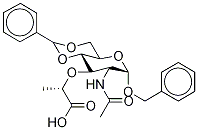 Benzyl N-Acetyl-4,6-O-benzylidene-α-isoMuraMic Acid Structure
