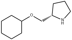 Pyrrolidine, 2-[(cyclohexyloxy)methyl]-, (2S)- (9CI) Struktur