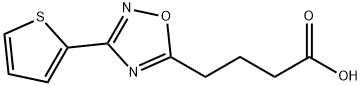 4-(3-THIEN-2-YL-1,2,4-OXADIAZOL-5-YL)BUTANOICACID
 Struktur