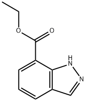 1H-吲唑-7-羧酸乙酯, 885278-74-0, 結(jié)構(gòu)式