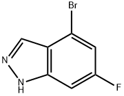 4-溴-6-氟吲唑, 885520-35-4, 結(jié)構(gòu)式