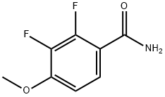 2,3-ジフルオロ-4-メトキシベンズアミド 化學(xué)構(gòu)造式