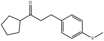 CYCLOPENTYL 2-(4-THIOMETHYLPHENYL)ETHYL KETONE price.