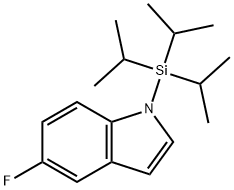 5-fluoro-1-(triisopropylsilyl)indole Struktur