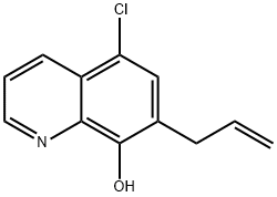 7-烯丙基-5-氯喹啉-8-醇, 93240-84-7, 結構式