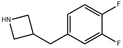 3-[(3,4-Difluorophenyl)Methyl]azetidine Struktur