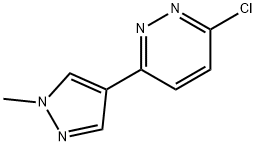 3-chloro-6-(1-methyl-1H-pyrazol-4-yl)pyridazine Struktur
