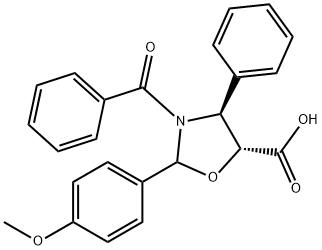 (4S,5R)-3-Benzoyl-2-(4-methoxyphenyl)-4-phenyl-5-oxazolidinecarboxylic acid|紫杉醇側(cè)鏈