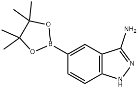 5-(4,4,5,5-tetramethyl-1,3,2-dioxaborolan-2-yl)-1H-indazol-3-amine|3-氨基-1H-吲唑-5-硼酸頻哪醇酯