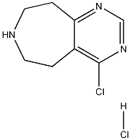 4-chloro-6,7,8,9-tetrahydro-5H-pyrimido[5,4-d]azepine hydrochloride|4-氯-6,7,8,9-四氫-5H-嘧啶并[5,4-D]氮雜卓鹽酸鹽