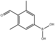 4-Formyl-3,5-dimethylphenylboronic acid Structure