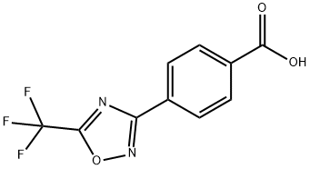 4-[5-(トリフルオロメチル)-1,2,4-オキサジアゾール-3-イル]安息香酸 化學(xué)構(gòu)造式