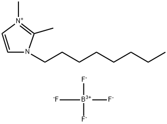 1-辛基-2,3-二甲基-1H-咪唑四氟硼酸鹽 結(jié)構(gòu)式