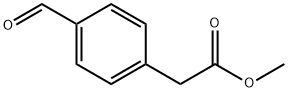 Methyl(p-formylphenyl)acetate Struktur