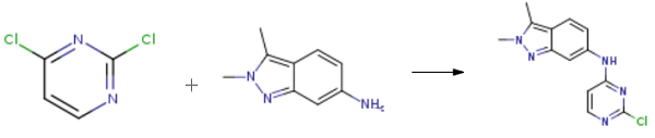 N-(2-chloropyriMidin-4-yl)-2,3-diMethyl-2H- indazol-6-aMine N-(2-chloropyriMidin-4-yl)-2,3-diMethyl-2H- indazol-6-aMine