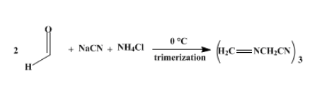 Methylenaminoacetonitrile synthesis route