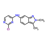 444731-74-2 N-(2-chloropyriMidin-4-yl)-2,3-diMethyl-2H- indazol-6-aMine