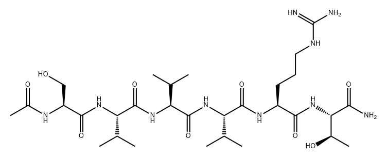 L-Threoninamide, N-acetyl-L-seryl-L-valyl-L-valyl-L-valyl-L-arginyl-