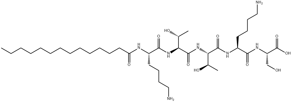 L-Serine, N2-(1-oxotetradecyl)-L-lysyl-L-threonyl-L-threonyl-L-lysyl-