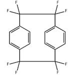 3345-29-7 2,2,3,3,8,8,9,9-Octafluorotricyclo[8.2.2.24,7]hexadeca-4,6,10,12,13,15-hexaene