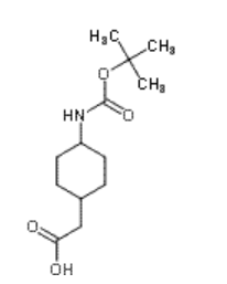  2-[4-(tert-butoxycarbonylamino)cyclohexyl]acetic acid