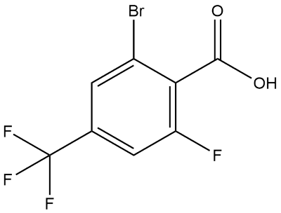 2-bromo-6-fluoro-4-(trifluoromethyl)benzoic acid