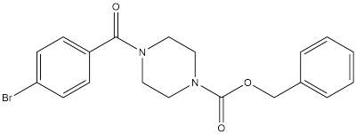 benzyl 4-(4-bromobenzoyl)piperazine-1-carboxylate