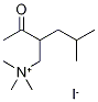 (2-Acetyl-4-Methylpentyl)triMethylaMMoniuM Iodide